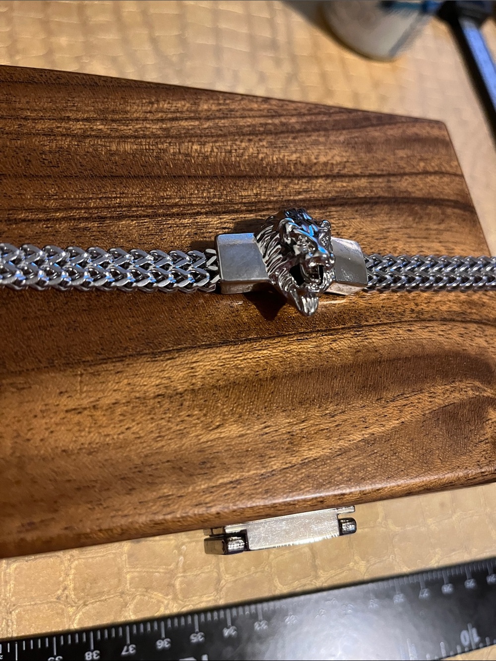Lions Head Watch Bracelet